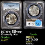 PCGS 1976-s Silver Kennedy Half Dollar 50c Graded ms67 By PCGS