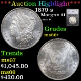 ***Auction Highlight*** 1879-s Morgan Dollar $1 Graded ms66+ By SEGS (fc)