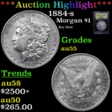 ***Auction Highlight*** 1884-s Morgan Dollar $1 Graded Choice AU By USCG (fc)