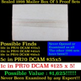Original sealed box 5- 1998 United States Mint Proof Sets