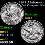 1921 Alabama Old Commem Half Dollar 50c Grades Choice Unc