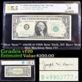 PCGS **Star Note** 1963B $1 FRN New York, NY Barr Note Slot Machine Note 777 Graded vf20 By PCGS