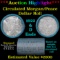***Auction Highlight*** Full solid Bank Of America Morgan/Peace silver dollar roll, 20 coin 1922 & '