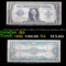 1923 $1 large size Blue Seal Silver Certificate, Fr-237 Signatures of Speelman & White Grades f+