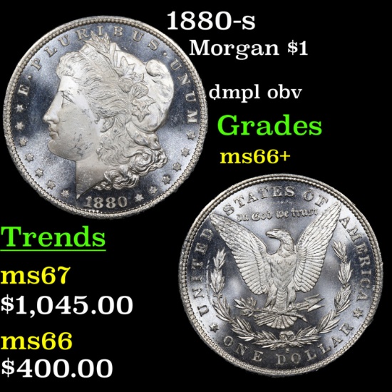 1880-s Morgan Dollar $1 Grades GEM++ Unc