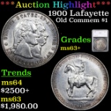 ***Auction Highlight*** 1900 Lafayette Lafayette Dollar $1 Graded ms63+ By SEGS (fc)