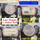 ***Auction Highlight*** Old Casino 50c Roll $10 Halves Las Vegas Casino Horseshoe 1936 Walker & 1953