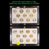 1942-P TO 1945-S Jefferson War Nickel Set (11 COINS )