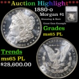 1880-o Morgan Dollar $1 Graded ms65 PL BY SEGS