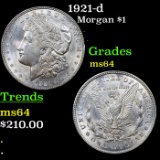 1921-d Morgan Dollar $1 Grades Choice Unc