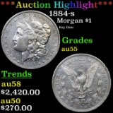 1884-s Morgan Dollar $1 Grades Choice AU (fc)