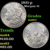 1921-p Morgan Dollar $1 Grades Select+ Unc