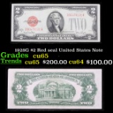 1928G $2 Red seal United States Note Grades Gem CU