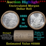 ***Auction Highlight*** 1889 & CC Uncirculated Morgan Dollar Shotgun Roll (fc)