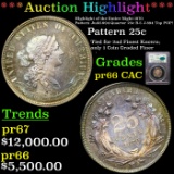 Proof ***Auction Highlight*** PCGS HIghlight of the Entire Night 1870 Pattern Judd-894 Quarter 25c R