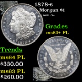 1878-s Morgan Dollar $1 Grades Select Unc+ PL