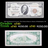 1929 $10 National Currency 'The Federal Reserve Bank of Philidelphia, PA' Grades xf