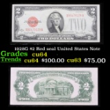 1928G $2 Red seal United States Note Grades Choice CU