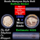 Buffalo Nickel Shotgun Roll in old Bell Telephone Bank Wrapper 1929 & s Mint Ends