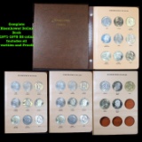 ***Auction Highlight*** Complete Eisenhower Dollar Book 1971-1978 32 coins Includes all varities and
