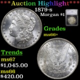 ***Auction Highlight*** 1879-s Morgan Dollar $1 Graded ms66+ By SEGS (fc)