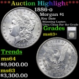 ***Auction Highlight*** 1886-o Morgan Dollar $1 Graded ms63+ By SEGS (fc)