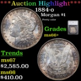 ***Auction Highlight*** 1884-o Morgan Dollar $1 Graded ms66+ By SEGS (fc)