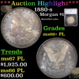 ***Auction Highlight*** 1880-s Morgan Dollar $1 Graded ms66+ PL By SEGS (fc)