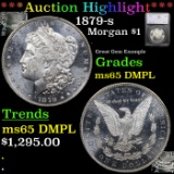 ***Auction Highlight*** 1879-s Morgan Dollar $1 Graded ms65 DMPL By SEGS (fc)