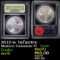 2012-w Infantry Modern Commem Dollar $1 Graded ms70, Perfection by USCG
