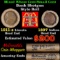 Mixed small cents 1c orig shotgun Brandt McDonalds roll, 1911-s Wheat Cent, 1897 Indian Cent other