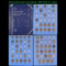 Partial Lincoln Cent Book 1909-1940 57 coins