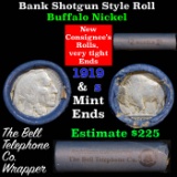 Buffalo Nickel Shotgun Roll in Old Bell Telephone Bank Wrapper 1919 & s Mint Ends
