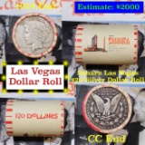 ***Auction Highlight*** Full Morgan/Peace Casino Las Vegas Sahara silver $1 roll $20, 1934 & CC end