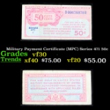 Military Payment Certificate (MPC) Series 471 50c Grades vf++