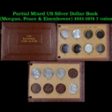 ***Auction Highlight*** Partial Mixed US Silver Dollar Book (Morgan, Peace & Eisenhower) 1921-1974 7