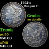 1921-s Morgan Dollar $1 Grades AU Details