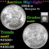 ***Auction Highlight*** 1904-o Morgan Dollar $1 Graded ms66+ By SEGS (fc)