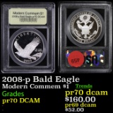 Proof 2008-p Bald Eagle Modern Commem Dollar $1 Graded GEM++ Proof Deep Cameo by USCG