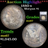 ***Auction Highlight*** 1880-s Morgan Dollar $1 Graded ms67 By SEGS (fc)