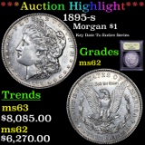 ***Auction Highlight*** 1895-s Morgan Dollar $1 Graded Select Unc By USCG (fc)