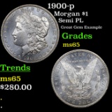 1900-p Morgan Dollar $1 Grades GEM Unc