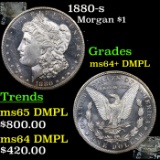 1880-s Morgan Dollar $1 Grades Choice Unc+ DMPL