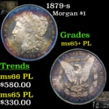 1879-s Morgan Dollar $1 Grades GEM+ PL