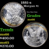 1881-s Morgan Dollar $1 Grades GEM+ Unc