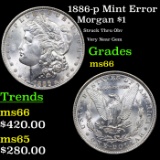 1886-p Morgan Dollar Mint Error $1 Grades GEM+ Unc