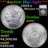 ***Auction Highlight*** 1904-o Morgan Dollar $1 Graded ms66+ By SEGS (fc)