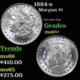 1884-o Morgan Dollar $1 Grades GEM+ Unc