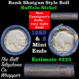 Buffalo Nickel Shotgun Roll in Old Bell Telephone Bank Wrapper 1923 & s Mint Ends