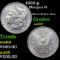 1892-p Morgan Dollar $1 Grades Choice AU/BU Slider+